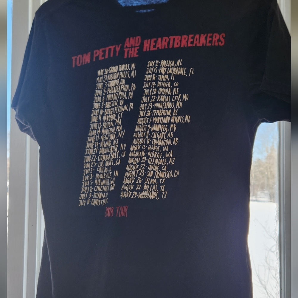 Tom Petty & The Heartbreakers 2008 Tour T-shirt - Picture 5 of 5